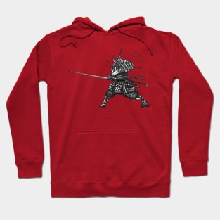 Traditional Japanese Samurai Warrior Fight Pose Hoodie